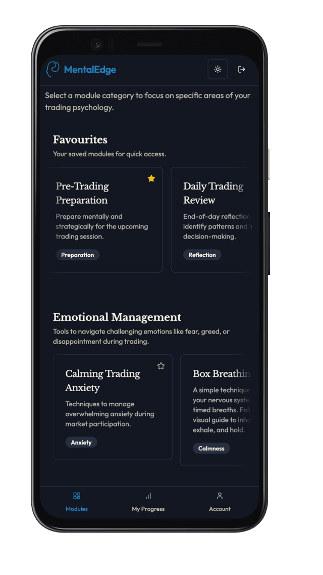 Mental Edge App Mockup
